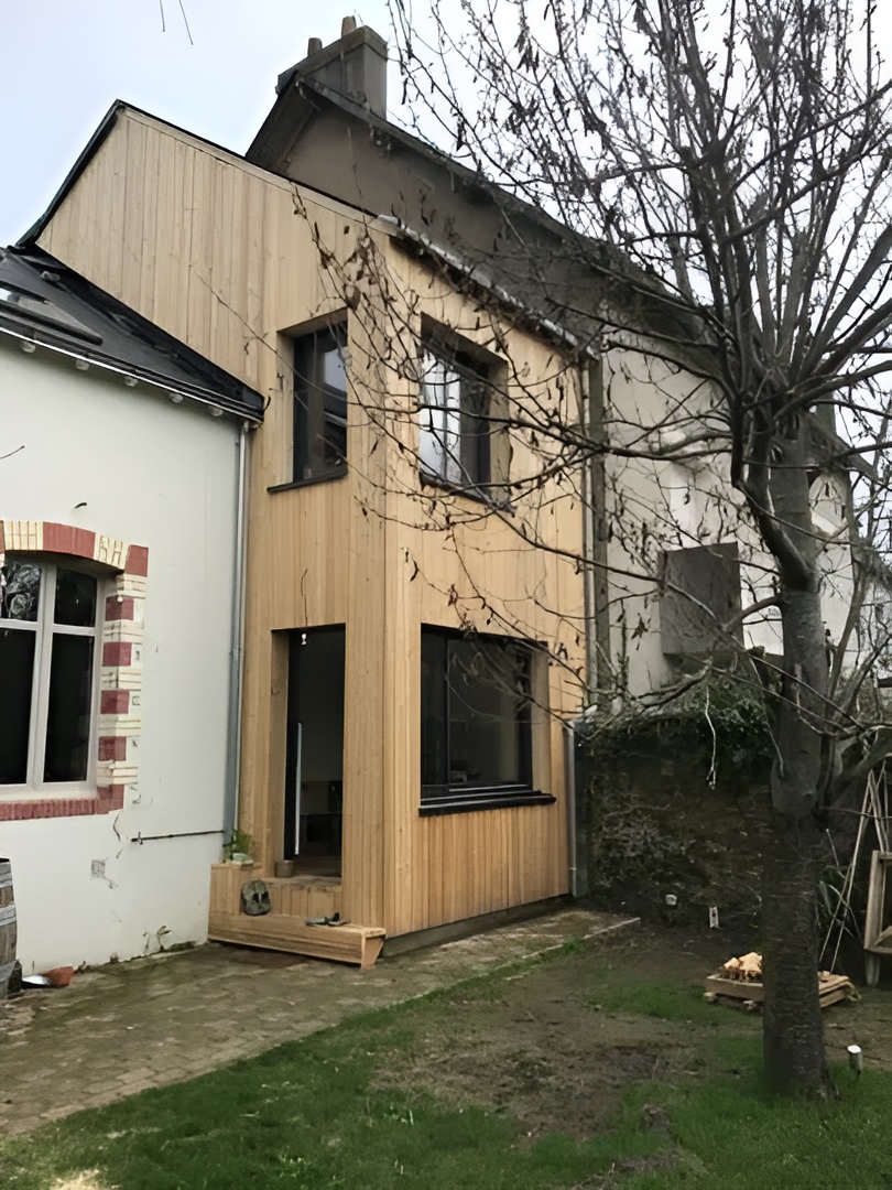 surélévation de maison à Nantes
